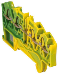 Legrand Viking3 védőföld sorkapocs 2, 5mm2 4 vezetékes 2-2 be/kiment fémtalap 1 em. rugós - 37212 (037212)