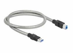 Delock Cablu de date Delock USB-A - USB-B 0.5m Silver (86777)