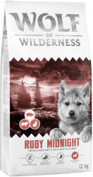 Wolf of Wilderness 2x12kg Wolf of Wilderness Junior "Ruby Midnight" marha & nyúl száraz kutyatáp