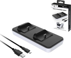 Subsonic SA5608, PS5, Dual, Fekete kontrollertöltő állomás (SA5608)
