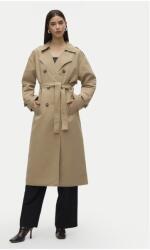 VERO MODA Trench Chloe 10300263 Bézs Normál Fazonú, Poliészter, S INTL (0000304509377-S)