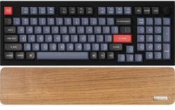Keychron Q5 csuklótámasz barna tömör fa (PR21) - tech-heaven