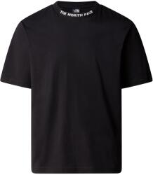 The North Face The North Face, Kerek nyakú bő fazonú pamutpóló, Fehér, Fekete, M (NF0A87DDJK31-M)