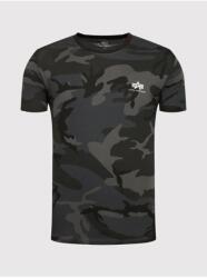 Alpha Industries Férfi póló, Alpha Industries, 209174458, pamut, M INTL, fekete (0000209174458_M)