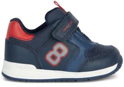 GEOX gyerek mokaszin, 302496563, Ekobőr/Textil, 18 EU, Sötétkék (0000302496563_18)