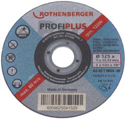 Rothenberger Vágókorong inox 125x1x22 10 db/csomag (71534D) (071534D)