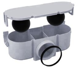 Styron kettős (golyós) bűzzár folyókához (EG-STYMM-6000-STY)