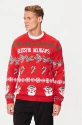 ONLY & SONS Férfi karácsonyi pulóver, Only & Sons, 304493850, Akril, L INTL, Fekete (0000304493850_L)