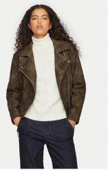 VILA műbőr dzseki Line 14102785 barna normál szabású, öko bőr, 38 EU (0000304436703-38)