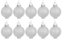 Mercaton 10 db-os készlet, Mercaton Solar Lantern LED világítással és napelemmel, működés 6-8 H, Ø 21, Fehér (SET-GBZ-X10-11399F-WH)