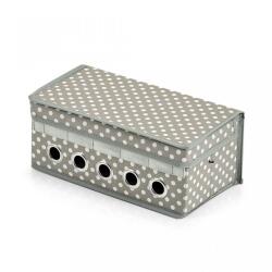 Zeller Szürke/fehér poliészter rendszerező, 29 x 15 cm, Zeller (ZL-14664)