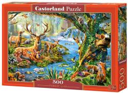 Castorland Пъзел Castorland от 500 части - Горски живот (B-52929)