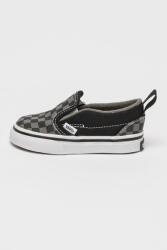 Vans Vans, Kockás bebújós cipő, Fekete, Szürke, 21.5 EU (VN0A3488EO0-5.5)