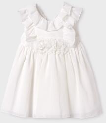 Abel & Lula Abel & Lula, Bővülő fazonú fodros ruha, Fehér, 86 CM (5002-001-18M)
