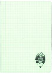 DACO Caiet A5 48 file DACO, coperta plastic, 70 g/mp, matematica, Verde pastel (CT549AR/VERDEPASTEL)
