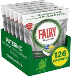 Fairy Fairy Platinum automata kapszulás mosogatószer, 126 mosás