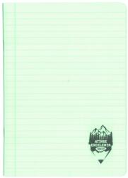 DACO Caiet A5 48 file DACO, coperta plastic, 70 g/mp, dictando, Verde pastel (CT549DR/VERDEPASTEL)