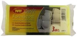 TUTI Mosogatószivacs, formázott, 3 db, 'Soft' (KHT1159) (KHT1159)