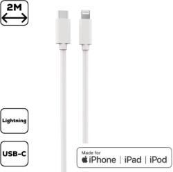 Cellect iPhone USB C la fulger date 2m, cablu de încărcare (MDCU-IPHMFI2-TYPEC-W)