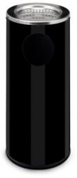 ALDA Cos de gunoi metalic de exterior Marco cu scrumiera, volum 34 l, negru M1139150 Cos de gunoi