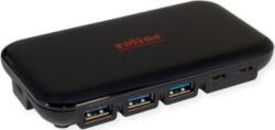 Roline USB 3.2 Hub, 2. Gen Fekete