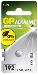 GP Batteries GP B13921 LR41 (192) alkáli gombelem 1db/bliszter (B13921) - officedepot