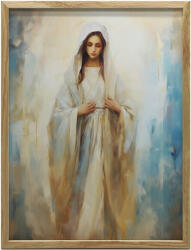  KERET FALI PLAKÁT MARY SACRED BEAUTY 50x70 CM BARNA