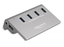 Delock USB 3.2 Gen 2 Hub 4 A-Típusú USB Porttal