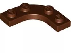 LEGO® 68568c88 - LEGO vörösesbarna kivágott lap 3 x 3 méretű, lekerekített sarokkal (68568c88)