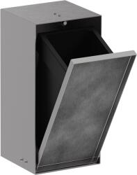 Hansgrohe XtraStoris Rock cos de gunoi 2.5 l oţel 56063800 (56063800) Cos de gunoi