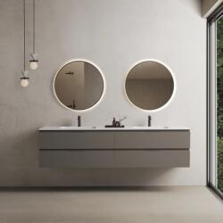 MARMY CODE 200x46x50 DUPLA függesztett alsószekrény, 4 fiók, laminált (mosdó nélkül) Dark Taupe 20 40 24 20 00 74 (20 40 24 20 00 74)