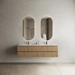 MARMY CODE 180x46x50 DUPLA függesztett alsószekrény, 4 fiók, laminált (mosdó nélkül) Honey Oak 20 40 24 18 00 85 (20 40 24 18 00 85)