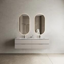 MARMY CODE 180x46x50 DUPLA függesztett alsószekrény, 4 fiók, laminált (mosdó nélkül) Light Taupe 20 40 24 18 00 75 (20 40 24 18 00 75)