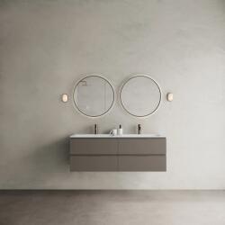 MARMY CODE 140x46x50 DUPLA függesztett alsószekrény, 4 fiók, laminált (mosdó nélkül) Dark Taupe 20 40 24 14 00 74 (20 40 24 14 00 74)