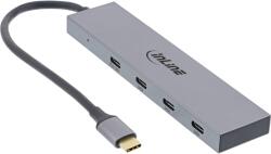 InLine Hálózati Csatlakozó USB 2.0 Type-C 10000 Mbit/s Szürke