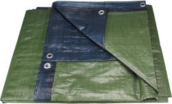 Extol Premium takaróponyva, vízálló, de nem UV álló; 150g/nm, 5x8m névleges méret, valós méret: 4, 8x7, 8m, PE, lefűző lyukakkal