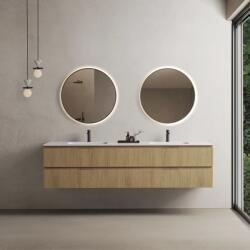 MARMY CODE 200x46x50 DUPLA függesztett alsószekrény, 4 fiók, laminált (mosdó nélkül) Honey Oak 20 40 24 20 00 85 (20 40 24 20 00 85)