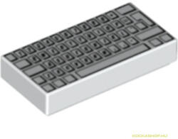 LEGO® Alkatrészek (Pick a Brick) Fehér 1X2 Billentyűzet 4293350 (4293350)