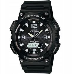 Casio Férfi Solar karóra, fekete, dátumkijelző, 10ATM vízálló (AQ-S810 W-735H W-736H TRT-110H AEQ-110)