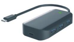 M-CAB USB-C HUB 3 + 1 Port - Fekete