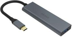 Akasa 4 Portos USB Hub Szürke