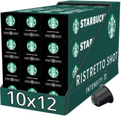 Starbucks Ristretto Shot by Nespresso Dark roast Coffee kapszula, 12x10 (6223313)