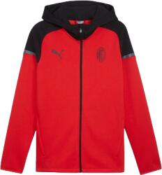 PUMA Ac Milan Casuals Melegítőfelső - XL, Piros/Fekete