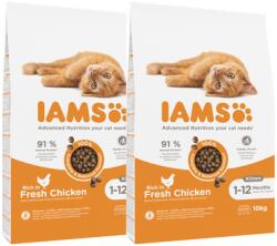 Iams for Vitality Cicáknak friss csirkével 20 kg (2 x 10 kg)