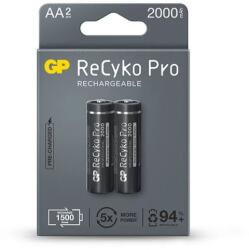 GP Batteries ReCyko Pro Professional AA (HR6) 2000mAh akku (2db/csomag) (B2220) (B2220) (B2220)
