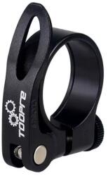 Toopre gyorszáras nyeregcső bilincs, 34, 9 mm, fekete