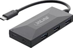 InLine hálózati csatlakozó USB 2.0 Type-C 5000 Mbit/s Fekete