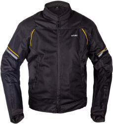 W-Tec Nyári motoros kabát W-TEC Martix fekete-sárga 4XL (27142-4XL-1)