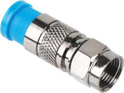 Cabletech F csatlakozó RG6U (6, 8mm) tömörítéssel (WTY0630)