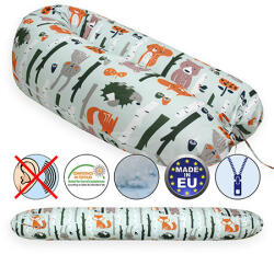 Scamp Szoptatós párna - Zöld alapon erdő állatai